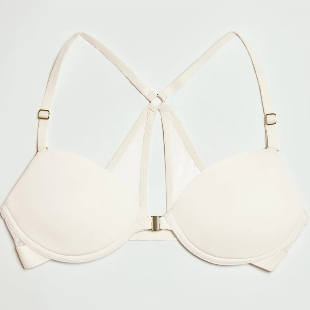 Pepper Ultimate Racerback T-Shirt Bra: 30B Ecru white